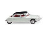 WIKING-19003 Citroen DS Pallas gris clair et toit noir 1956 échelle HO