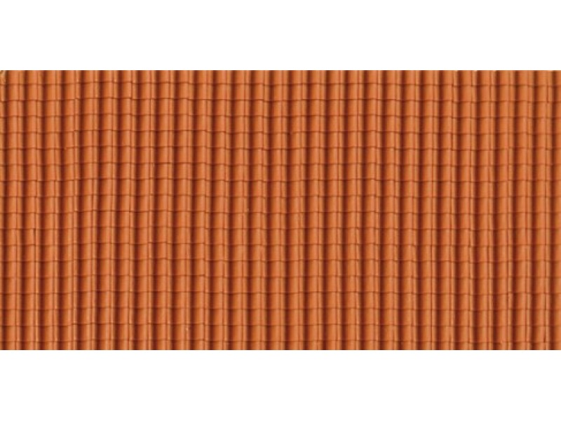 Plaque déco toiture tuiles H0 Wills.KITS-SSMP206