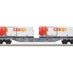 Wagon porte conteneurs COOP MINITRIX-15495