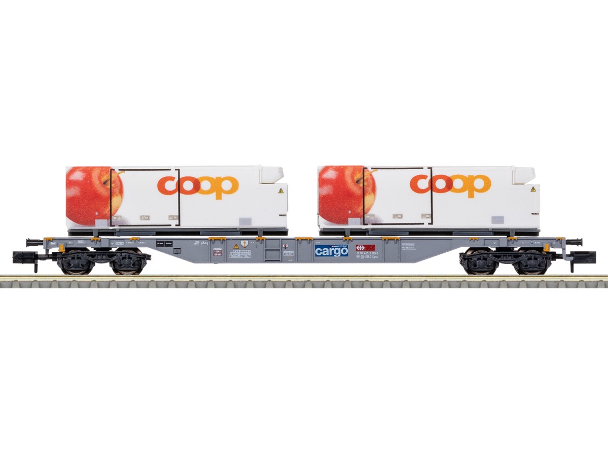 Wagon porte conteneurs COOP MINITRIX-15495