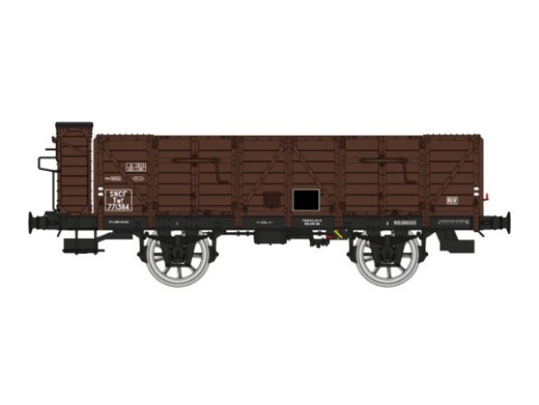 Wagon tombereau OCEM 19 bois avec guérite REE-WB833