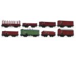 Roco-44001 Coffret 8 wagons de marchandises CSD