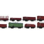 Coffret 8 wagons marchandises des CSD ROCO-44001