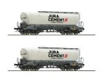 Roco-6600191 Coffret wagons Silos JURA CEMENT Wascosa