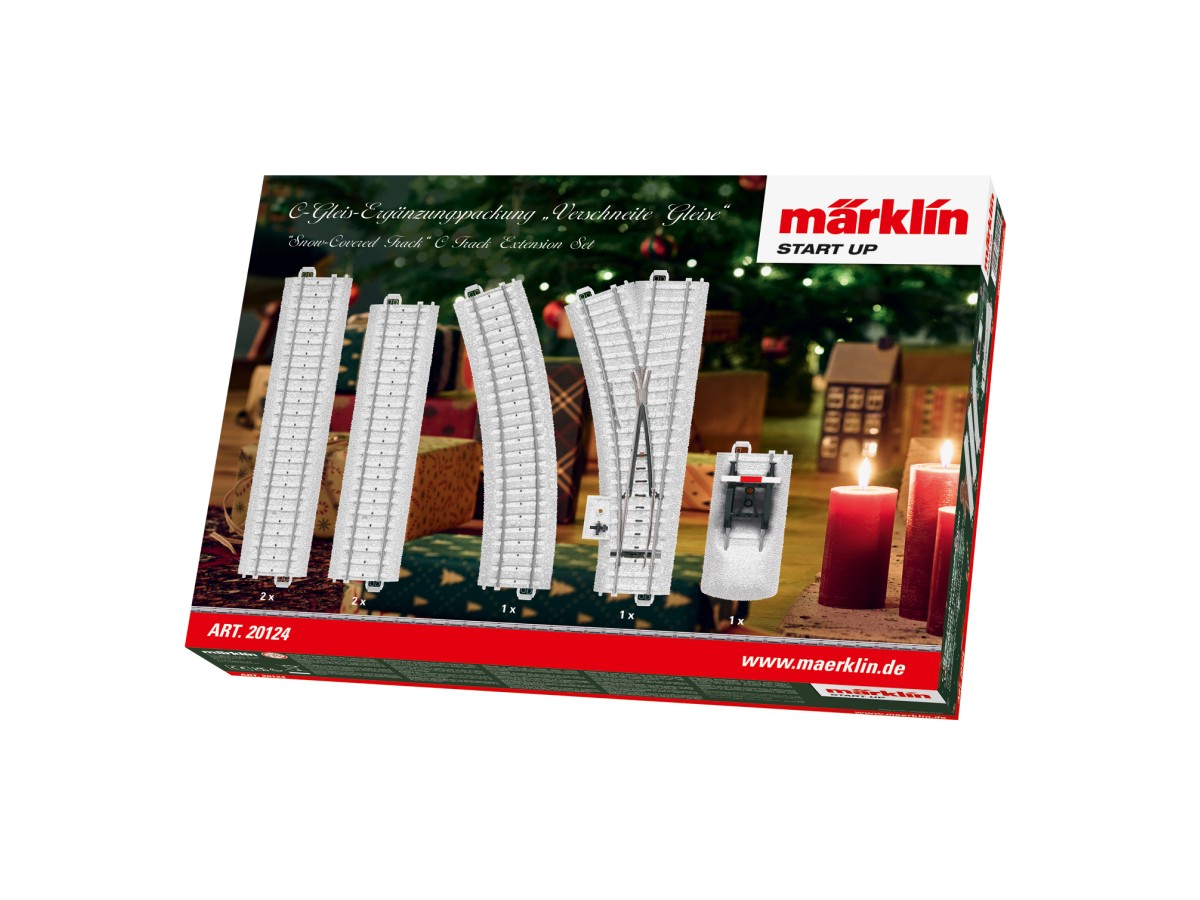 Coffret d'extension de voie enneigée MARKLIN-20124