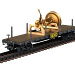 Wagon plat ACDC avec statue MARKLIN-48837