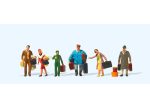 PREISER-12445 Voyageurs vers 1925 - 6 figurines HO