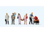 PREISER-14122 Voyageurs en gare - 5 figurines HO
