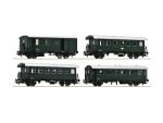 Roco-6200050 Coffret 3 voitures et 1 fourgon ÖBB