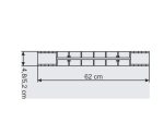 VOLLMER-43532 Dimensions quai couvert de gare HO
