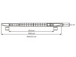 VOLLMER-43538 Dimensions quai couvert de gare échelle H0
