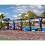Quai couvert de gare HO VOLLMER-43538