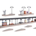 Quai couvert de gare Baden Baden HO VOLLMER-43562