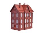 VOLLMER-43806 Maison des cheminots en briques rouges HO