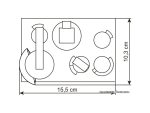 VOLLMER-45525 Dimensions raffinerie HO