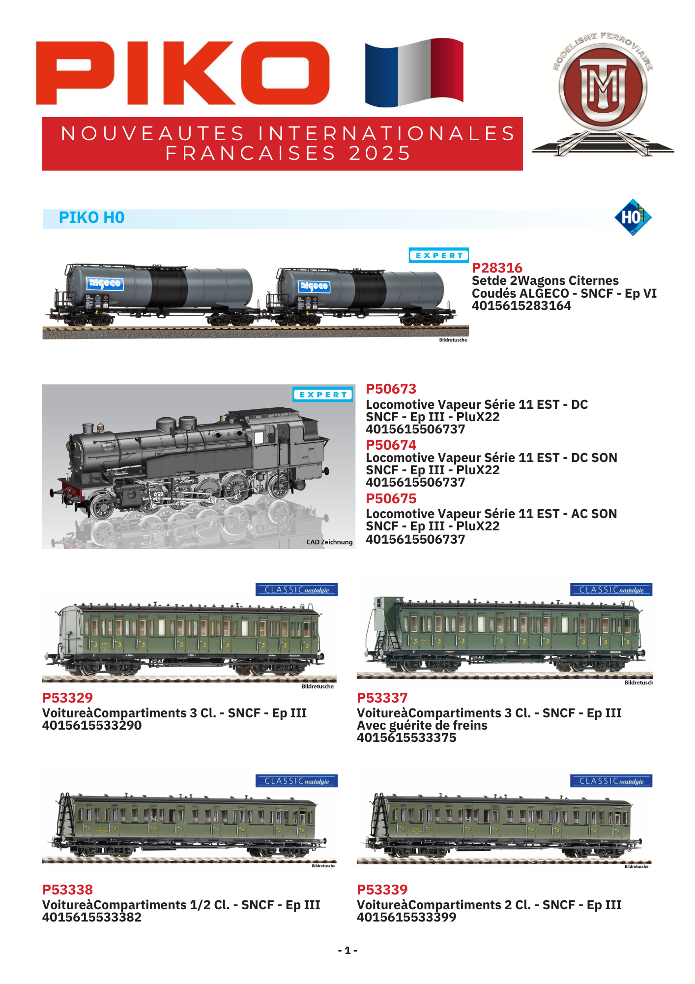 1 🚂✨ Nouveautés PIKO 2025 – À PRÉCOMMANDER DÈS MAINTENANT !