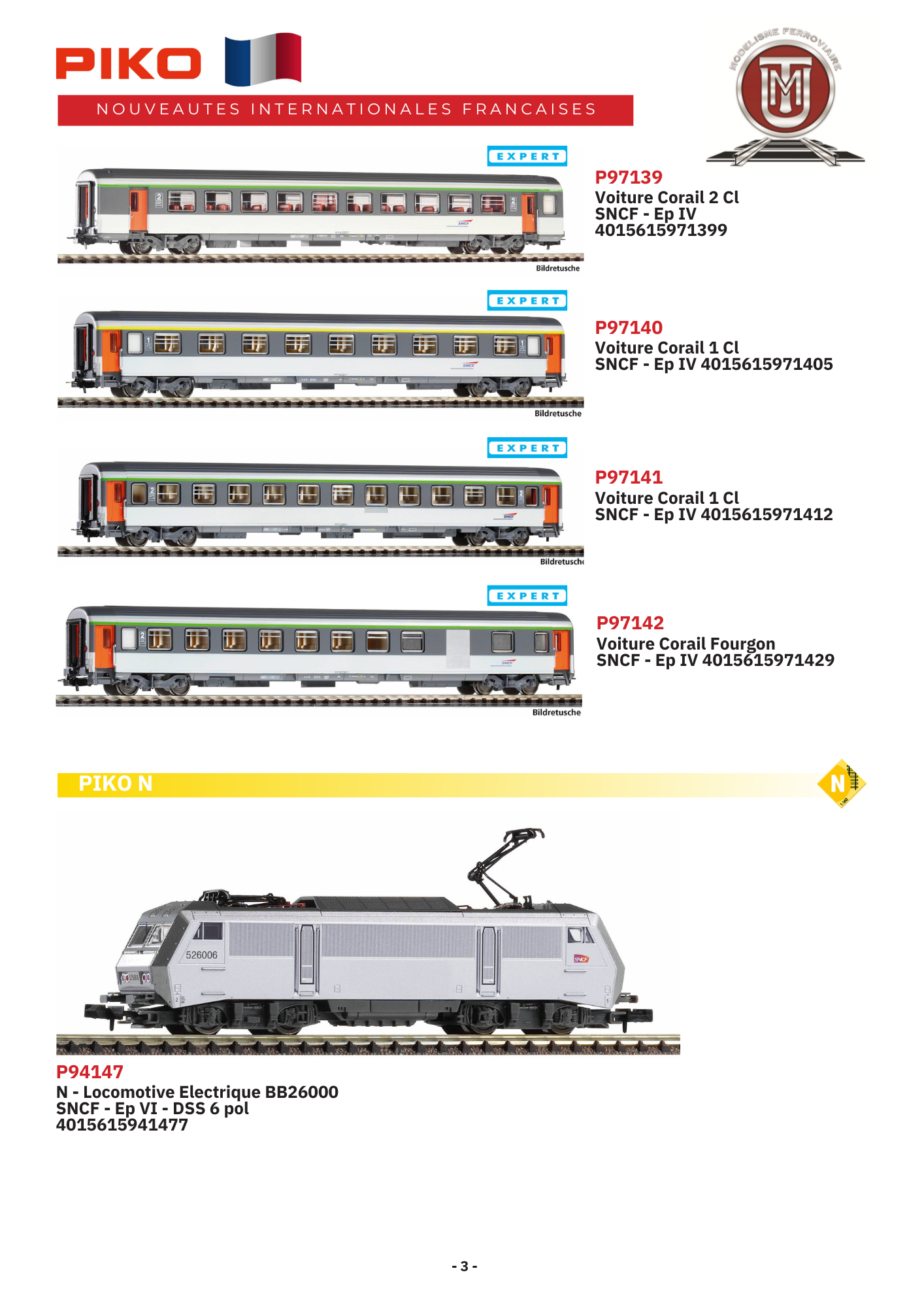 🚂✨ Nouveautés PIKO 2025 – À PRÉCOMMANDER DÈS MAINTENANT ! UTMMF 🚂✨ Nouveautés PIKO 2025 – À PRÉCOMMANDER DÈS MAINTENANT !