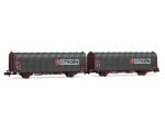 ARNOLD-HN6712 set de 2 wagons bachés Citroën