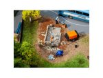FALLER-180344 Lot d'engins de chantier H0