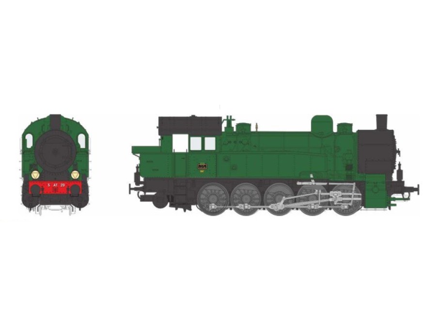 Locomotive à vapeur 5 AT 29 PLM REE-MBE005