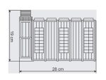 VOLLMER-45605 Dimensions Plateforme fret HO