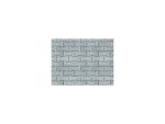 VOLLMER-47372 Plaque cartonnée pavé auto-bloquant béton gris N