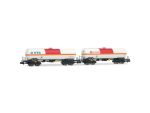 ARNOLD-HN6634 Coffret de 2 wagons citernes transport de chlore