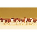 Vaches tachetées brunes PREISER-79155