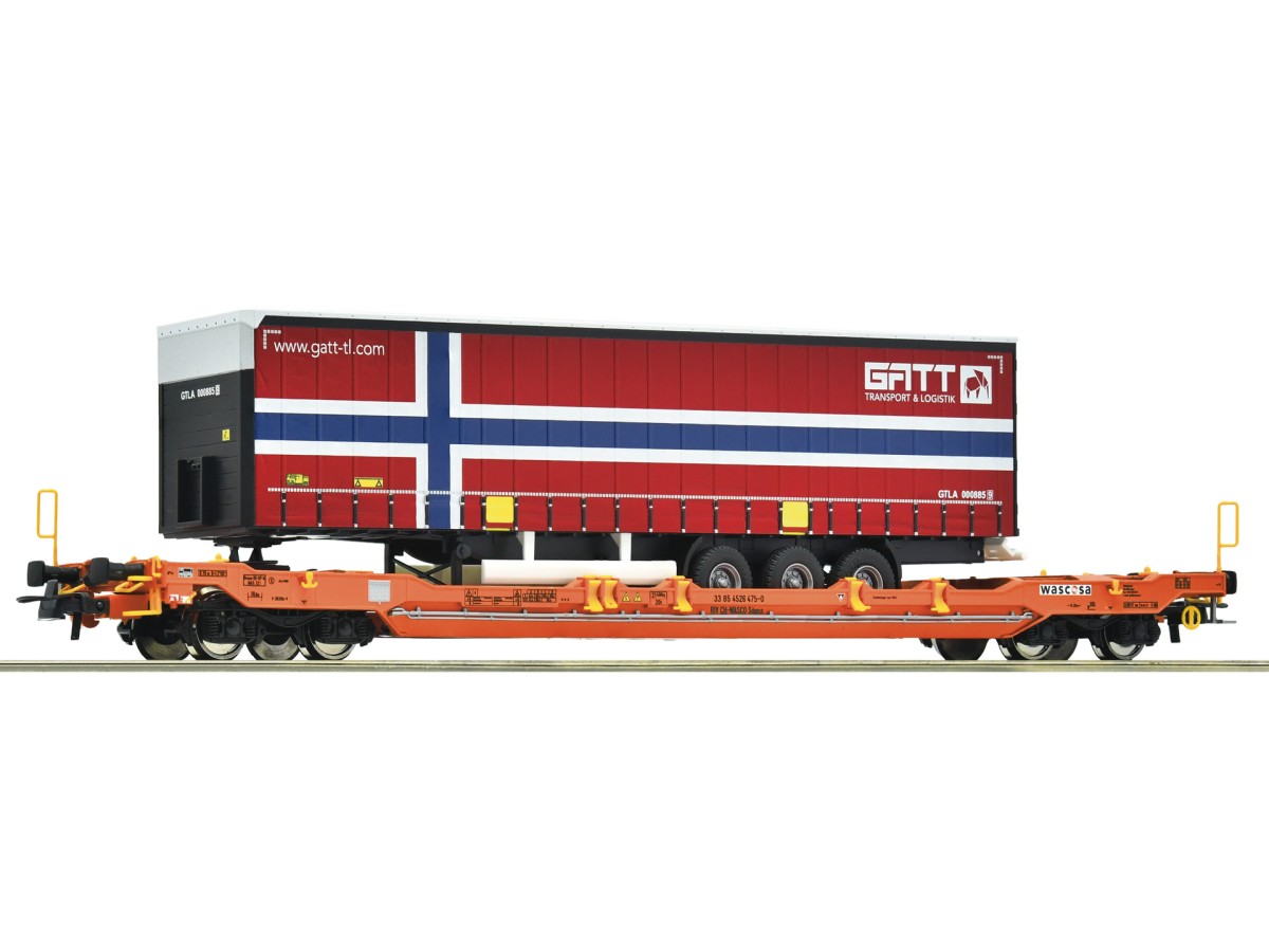 Wagon porte remorque GATT Transport et Logistik ROCO-6600108