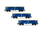 ARNOLD-HN6602 Coffret de 3 wagons tombereaux NACCO