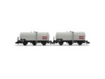 ARNOLD-HN6676 Coffret de 2 wagons citernes à 3 essieux AVIA