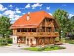 KIBRI-38072 Chalet forestier de montagne HO