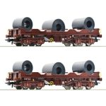 Wagons transport de bobine d'acier ROCO-76338