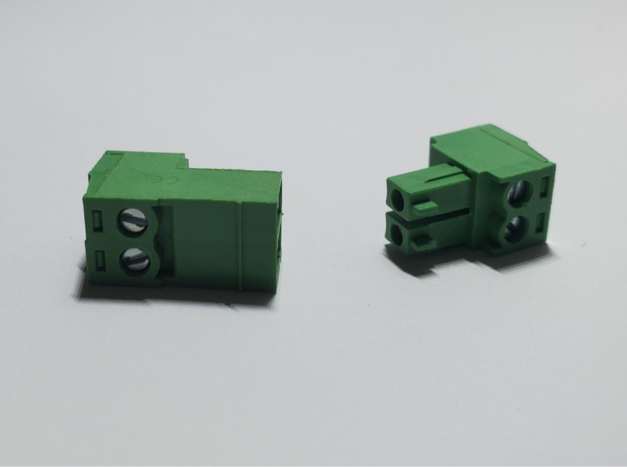 UTM-2PMF3.81mm Connecteur 2 pôles enfichables male femelle à vis UTM-2PMF3.81