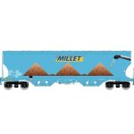 Wagon céréalier MILLET à trémies LS MODELS-30593