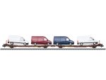 MARKLIN-47430 Double wagon porte camionnettes Volkswagen