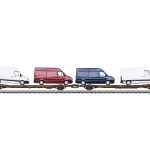 Double wagons plats avec Volkswagen Crafter MARKLIN-47430