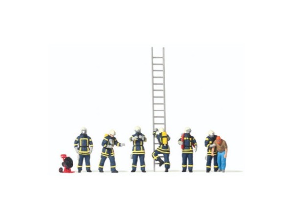 Pompiers en intervention PREISER-10765