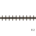 Rails droits HOf 133.2mm BUSCH-12305