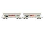 JOUEF-HJ6312 Coffret SNCF de 2 wagons trémies céréaliers SANDERS