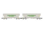 JOUEF-HJ6313 Coffret SNCF de 2 wagons à trémies TRANSCEREALES Caf Grains