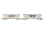 JOUEF-HJ6314 Coffret SNCF de 2 wagons à trémies TRANSCEREALES Esmery-Caron