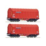 Coffret de wagons à bâche coulissante NACCO ROCO-6600226