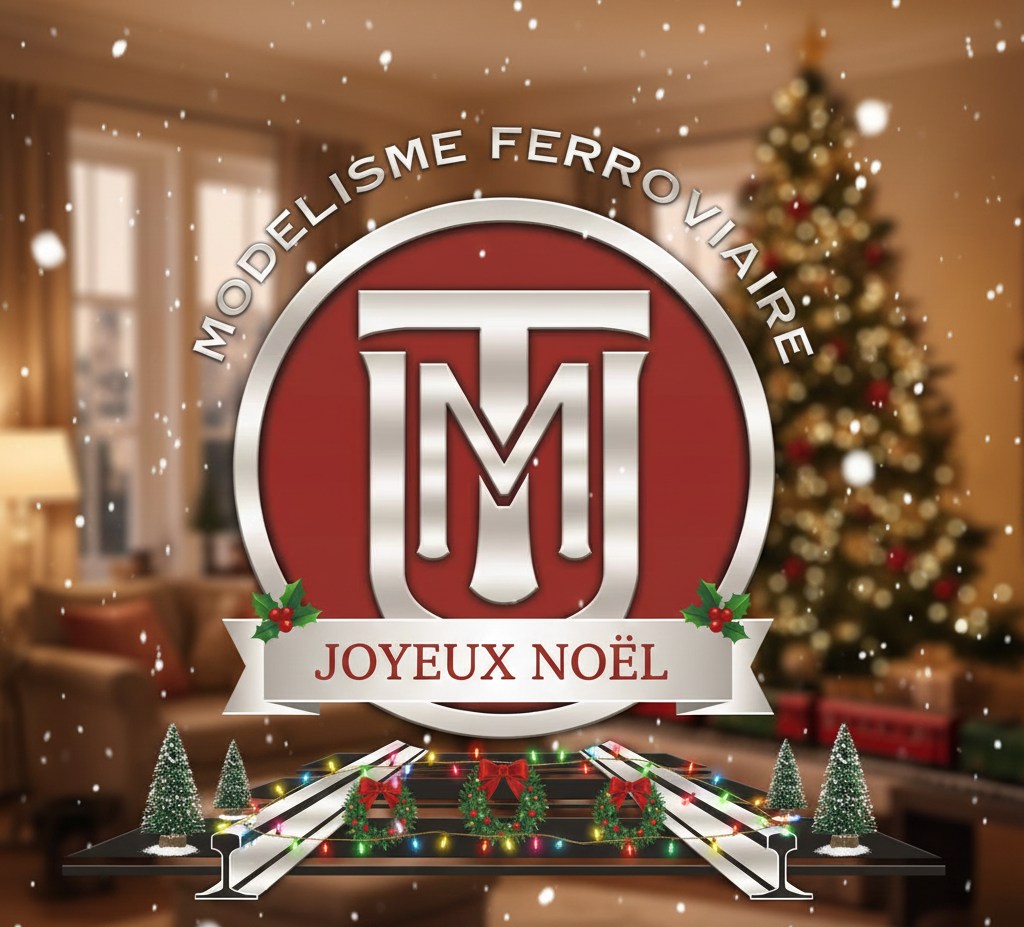 Joyeux Noël à tous les passionnés de modélisme ferroviaire ! 🎅🚂✨