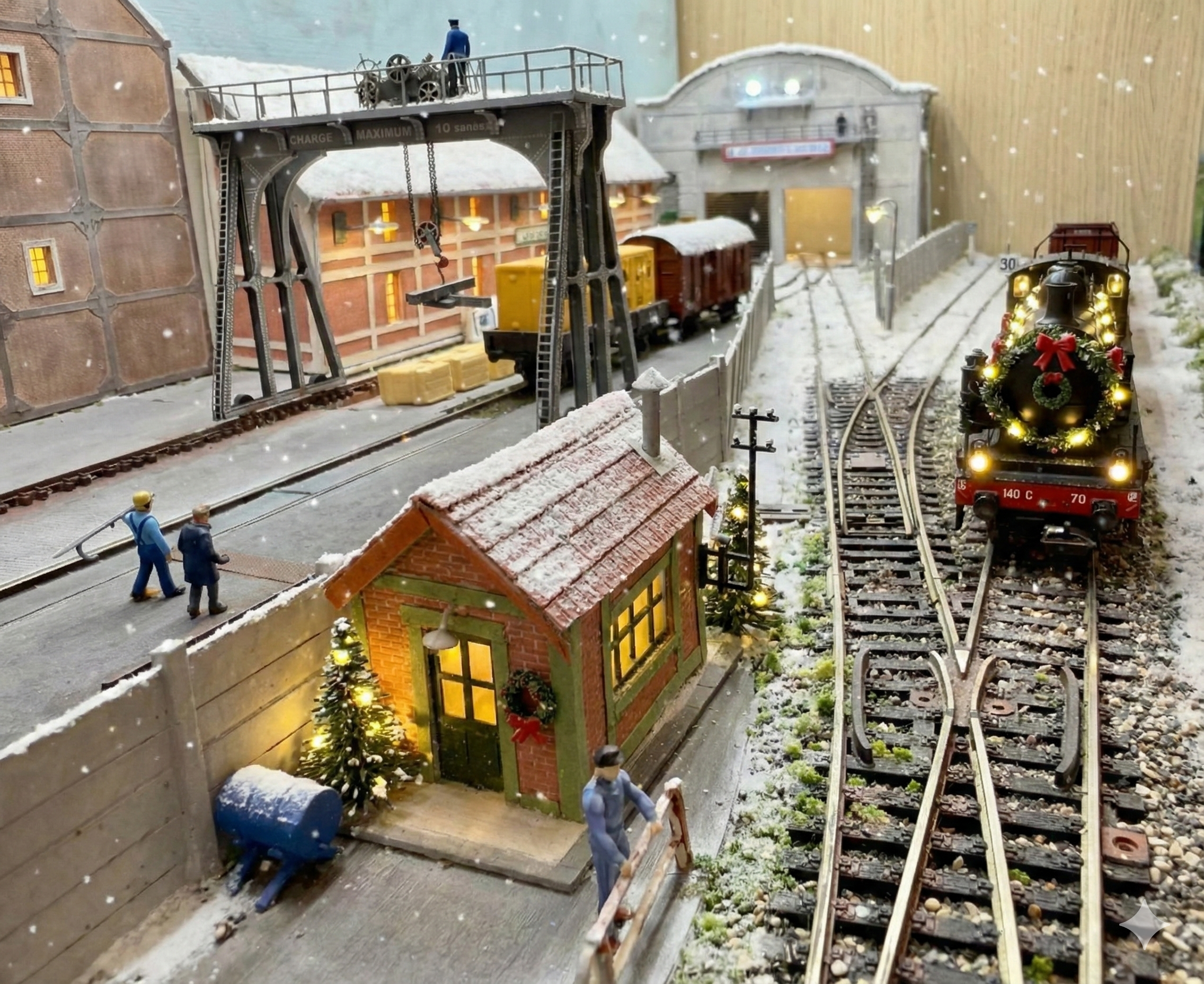 🎄🚂 Train spécial sapin de Noël en circulation !