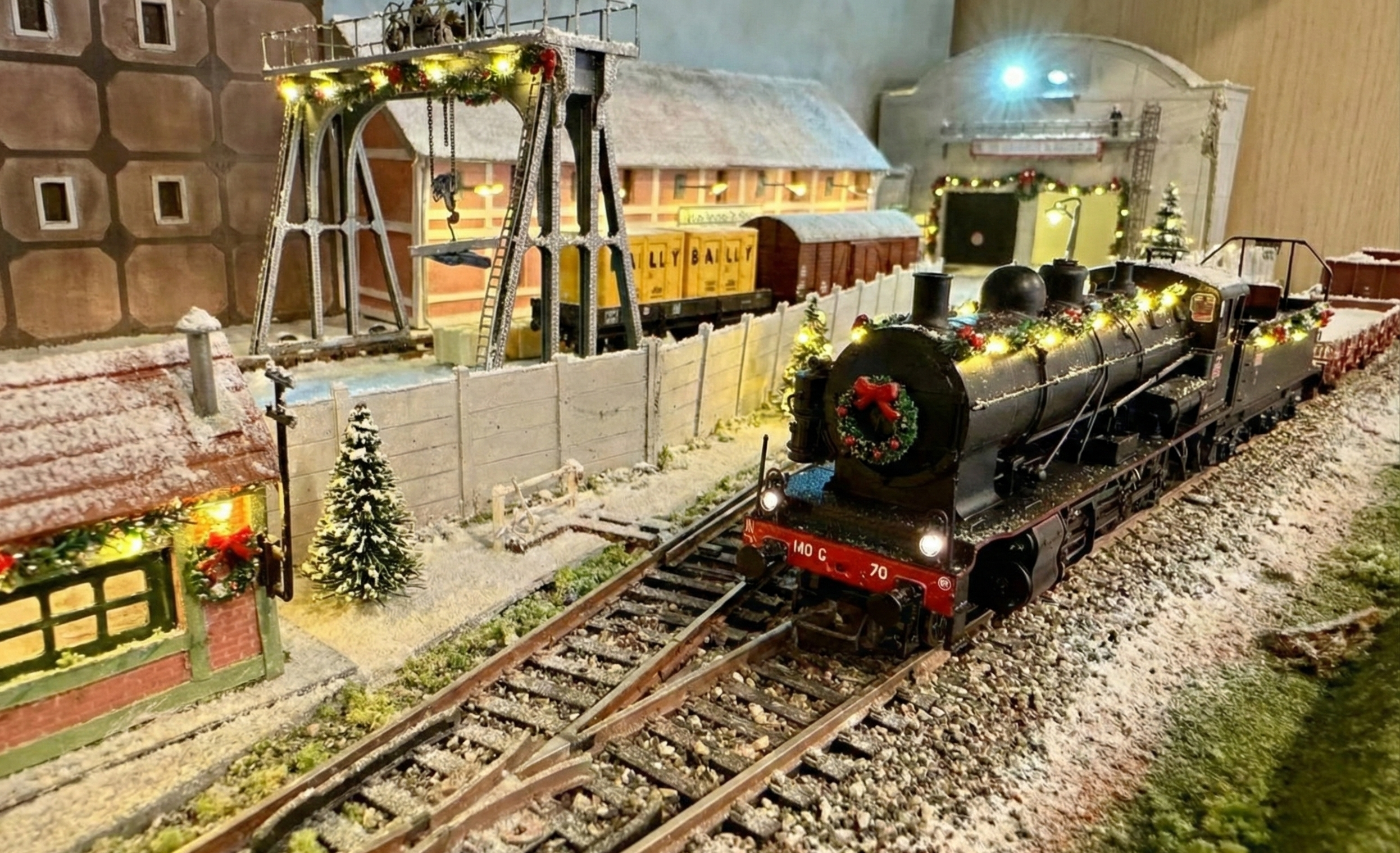 🎄🚂 Train spécial sapin de Noël en circulation !