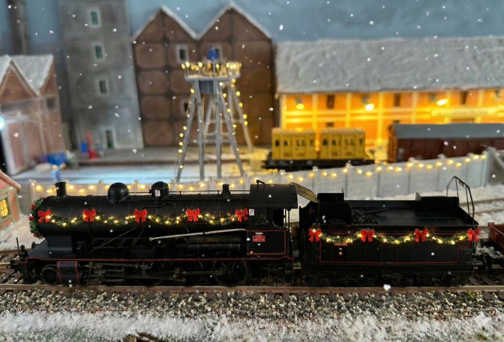 🎄🚂 Train spécial sapin de Noël en circulation !