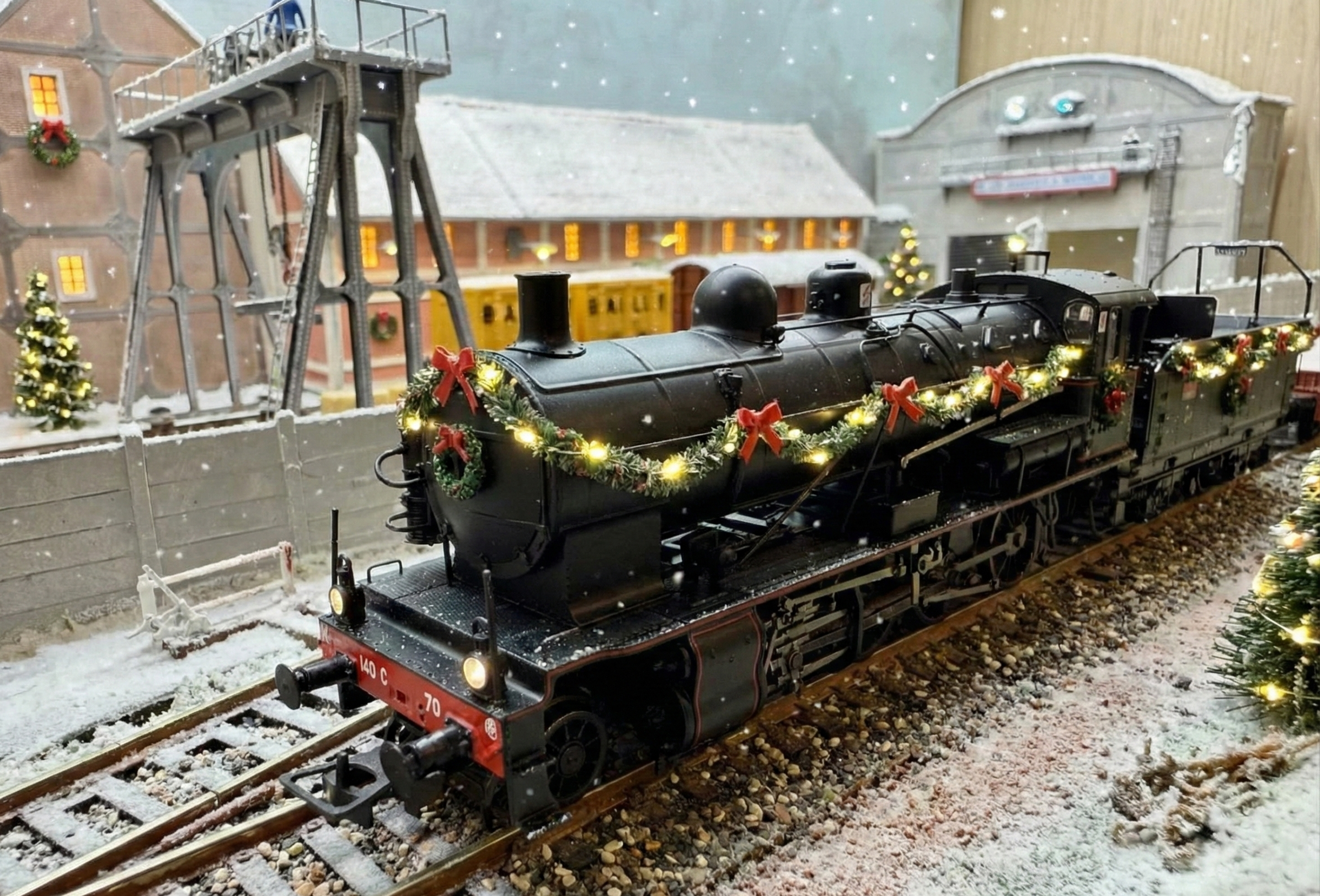🎄🚂 Train spécial sapin de Noël en circulation !