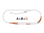 Roco-42021 Coffret de voies complémentaires C