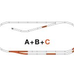 Set ROCO Line C de voies complémentaires ROCO-42021